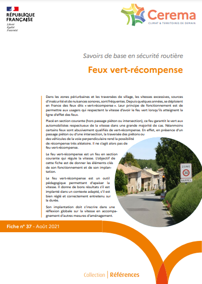 Feux vert-récompense