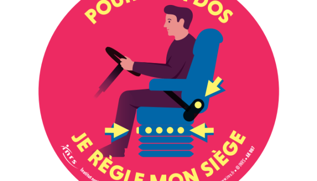 Pour mon dos, je règle mon siège