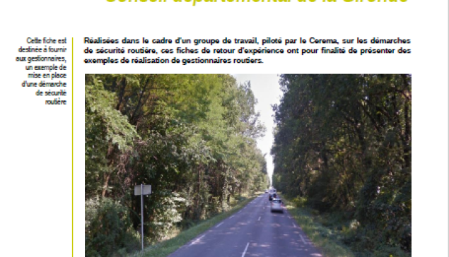Sécurisation d'un itinéraire via l'adaptation de la démarche Inspection de Sécurité Routière - ISRI
