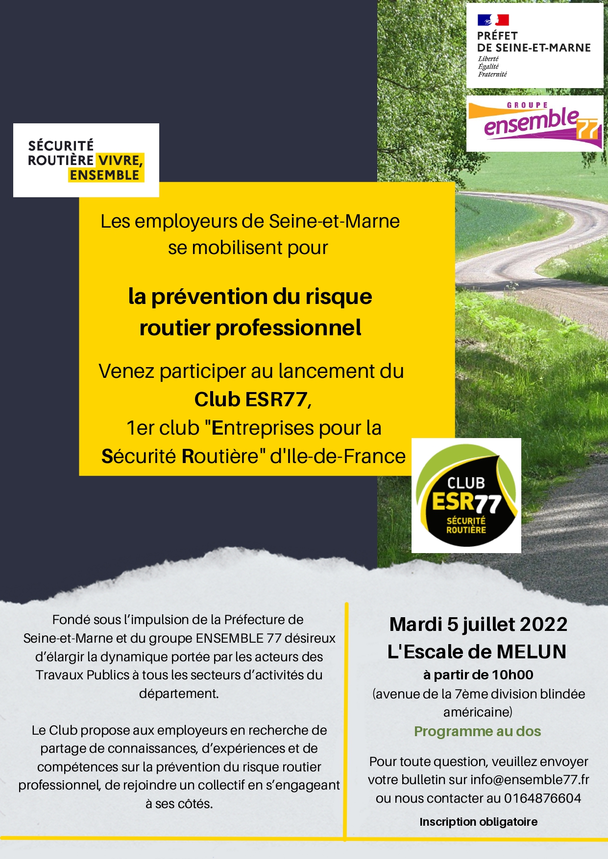 Inauguration du Club ESR77