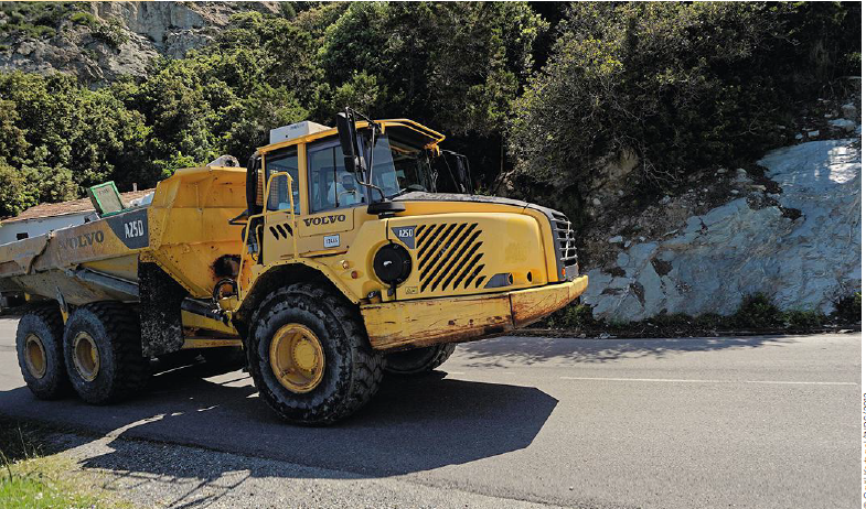Circulation des engins de TP sur route