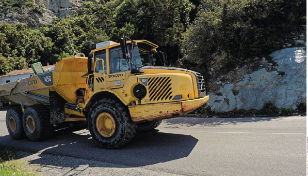Circulation des engins de TP sur route