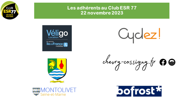 6 nouveaux adhérents le 22 novembre 2023